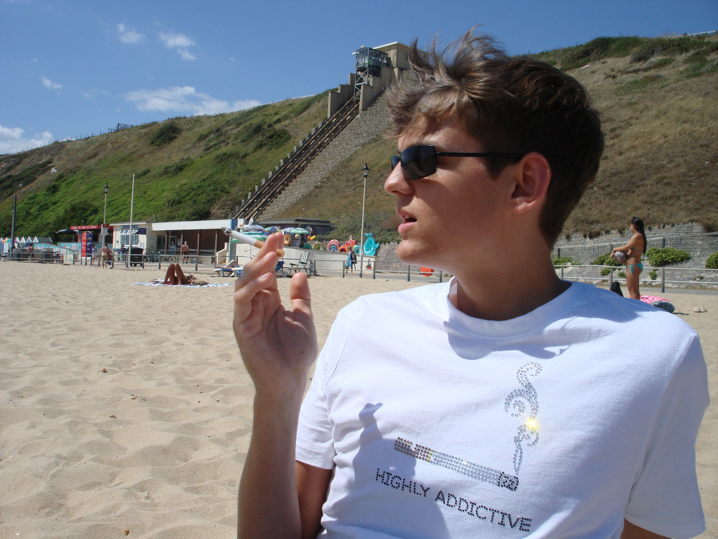 Rhinestone Cigarette T-shirt
