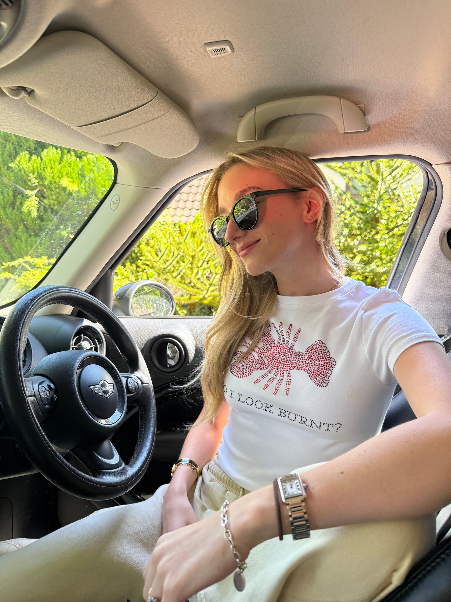 Rhinestone Lobster T-shirt