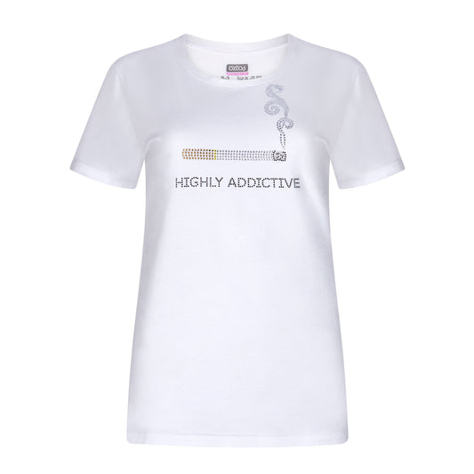 Rhinestone Cigarette T-shirt